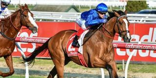 Hartnell claimed victory in the Group 2 P.B. Lawrence Stakes at Caulfield. 